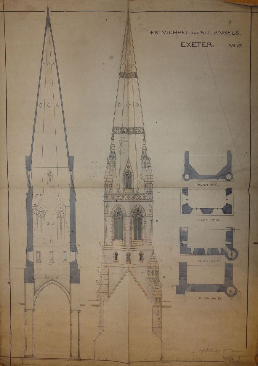 Architectural elevation: St Michael's and All Angels Church